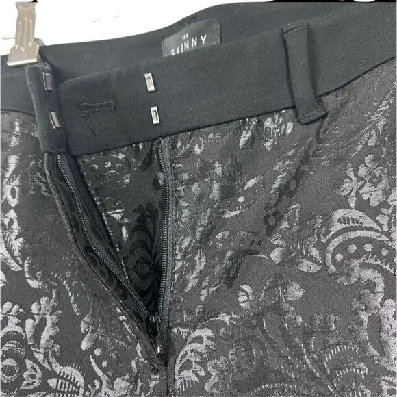 White House Black Market The Skinny Pants Leggings Black Size 00 - Picture 6 of 8